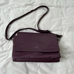 Colab Pebbled Plum Crossbody‎ Bag